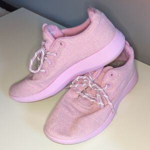 Pink Lace-Up Sneakers